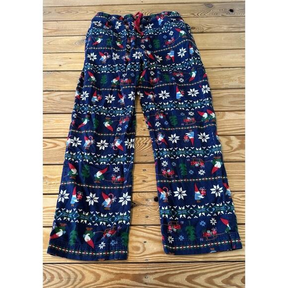 Hanna Andersson Gnome Pajama Set Size Small Women’s Navy - Picture 9 of 14